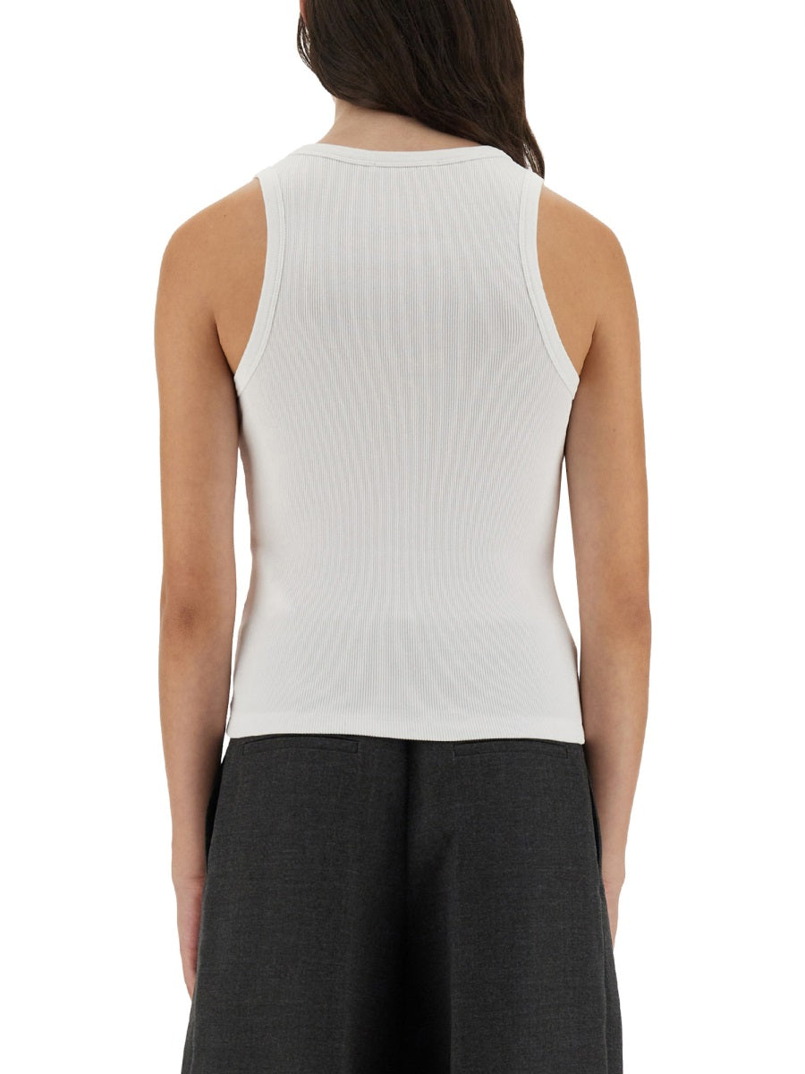 Givenchy Women Slim Tank Top With Logo Print GIVENCHY