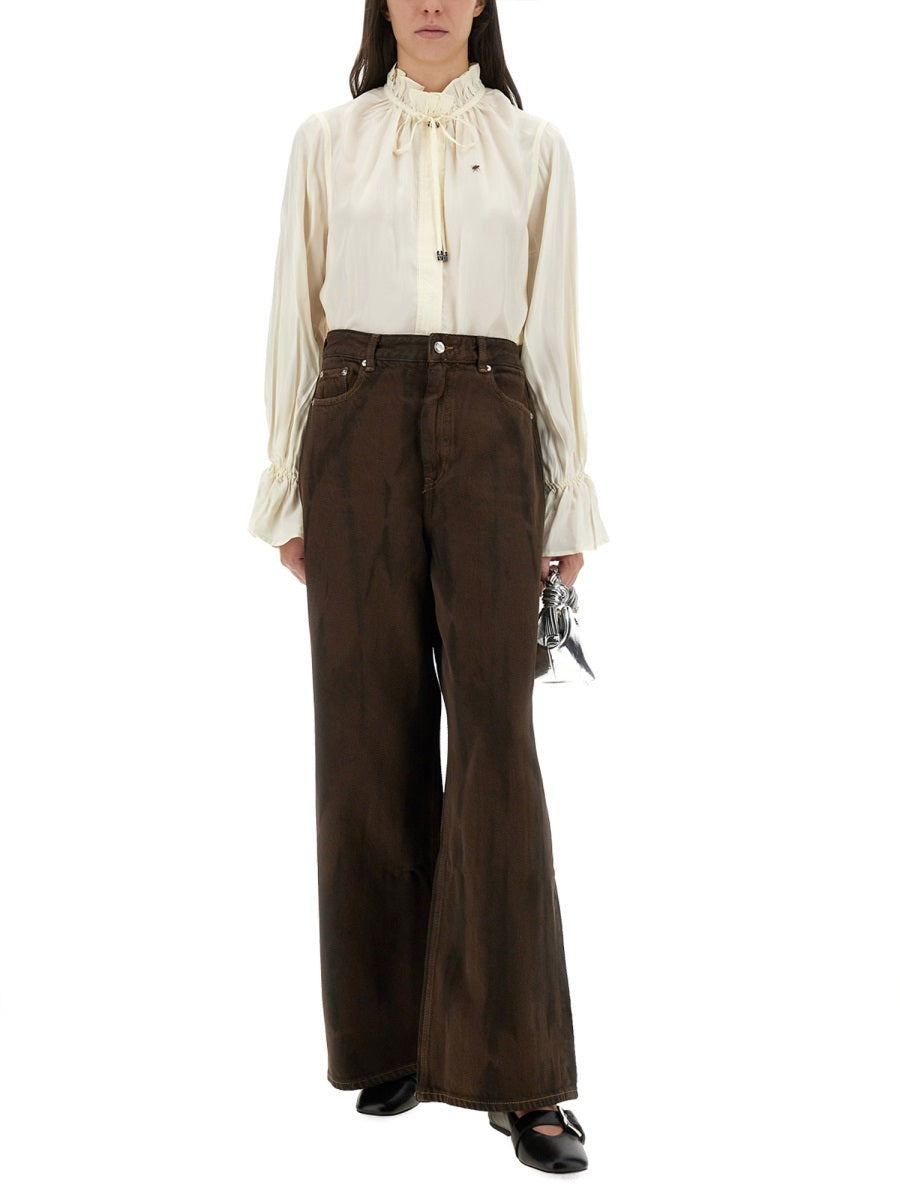 Ganni Women Baggy Pants