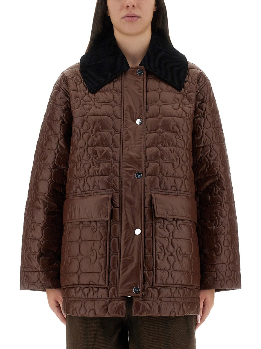 Ganni Women Giacca Midi Trapuntata GANNI
