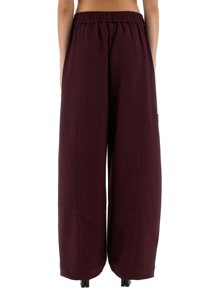 Ganni Women Twill Pants GANNI