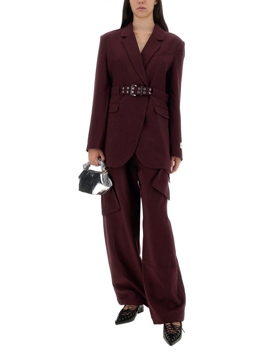 Ganni Women Crepe Blazer GANNI
