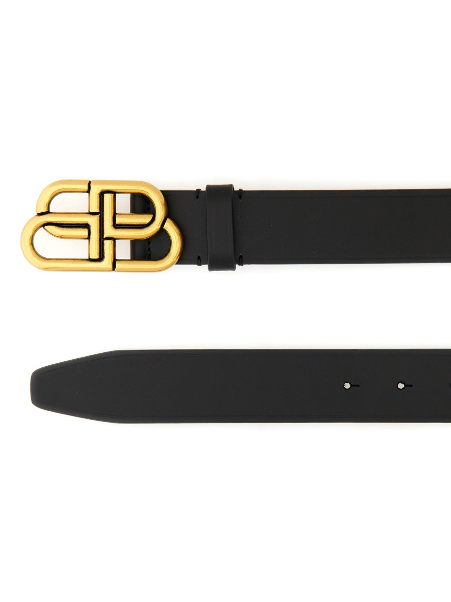Balenciaga Men High Belt "Bb" BALENCIAGA