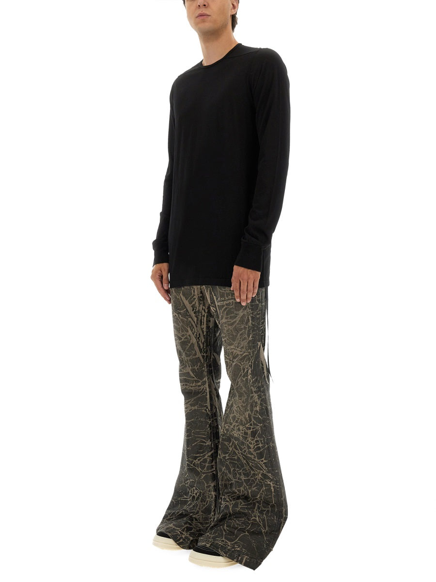 Rick Owens Drkshdw Men Long-Sleeved T-Shirt RICK OWENS