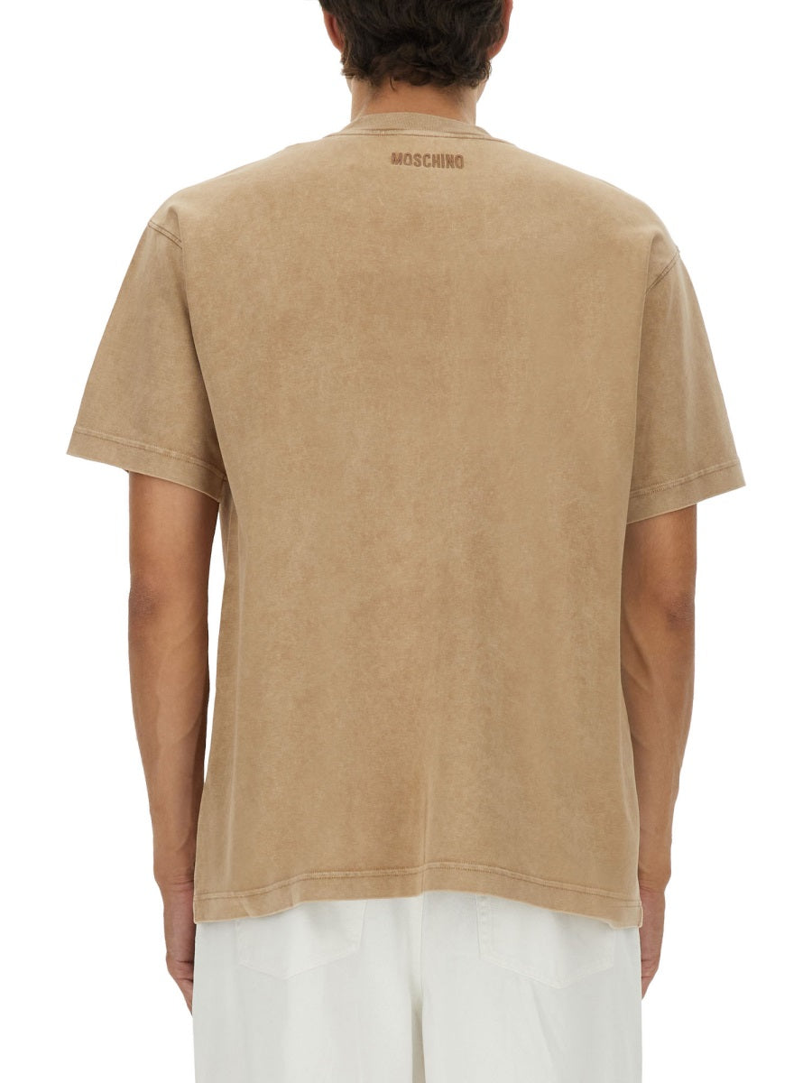 Moschino Men "Smiley®" Heavy Cotton T-Shirt