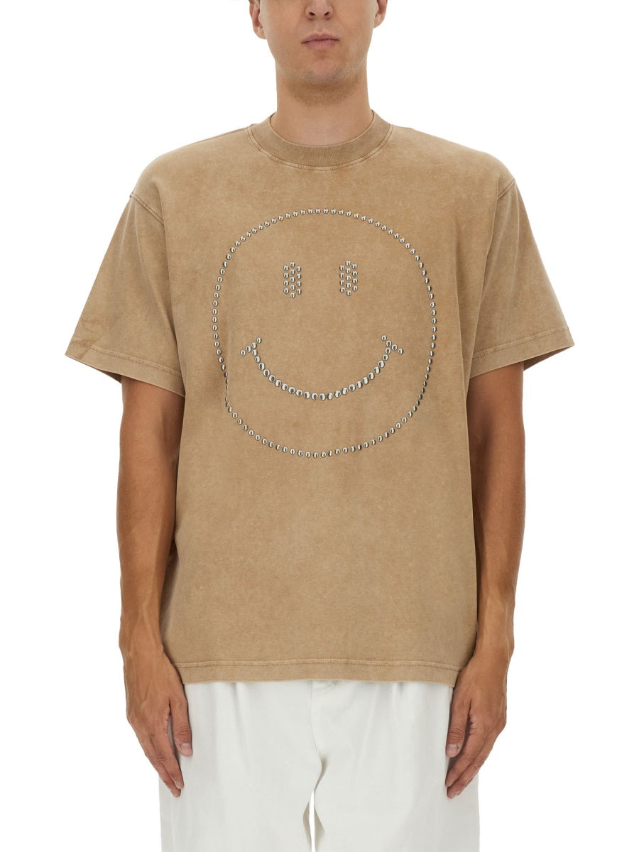 Moschino Men "Smiley®" Heavy Cotton T-Shirt