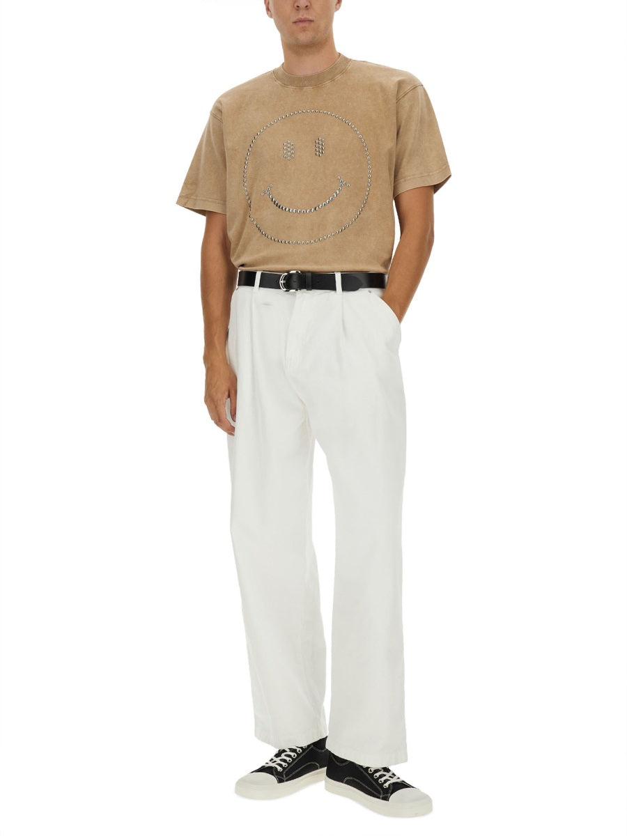 Moschino Men "Smiley®" Heavy Cotton T-Shirt