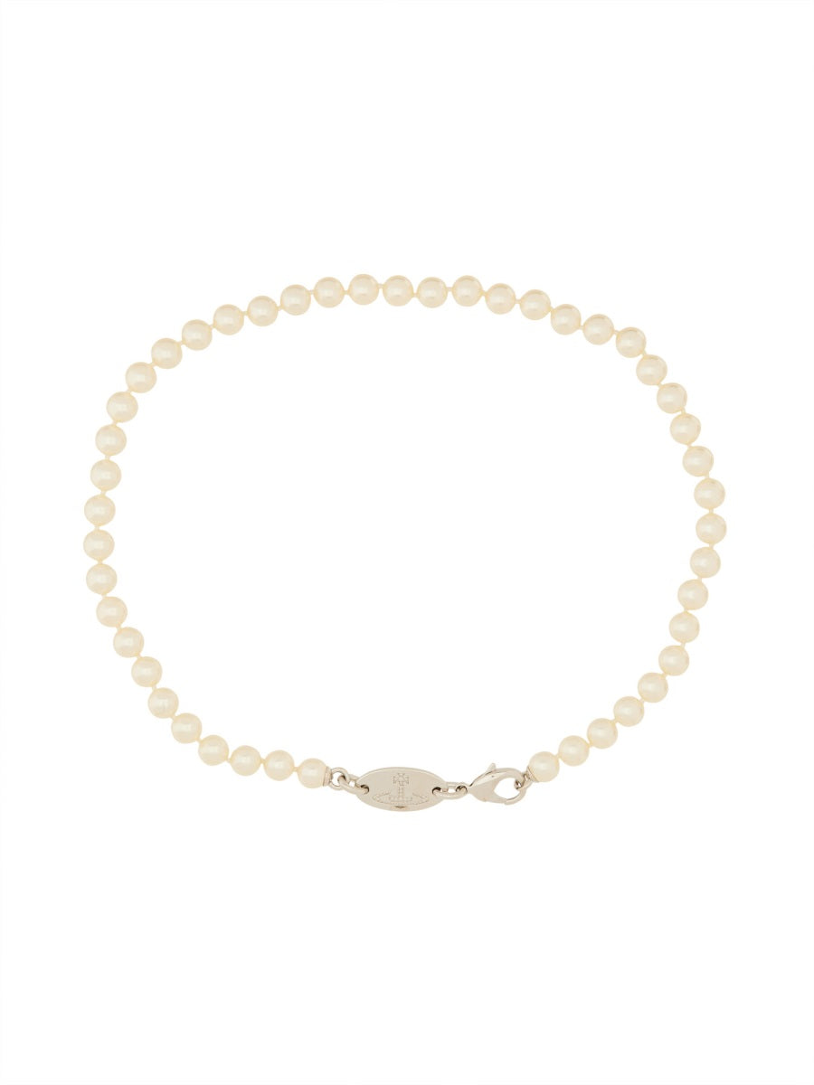 Vivienne Westwood Women "Stuart" Necklace With Swarowski Pearls VIVIENNE WESTWOOD