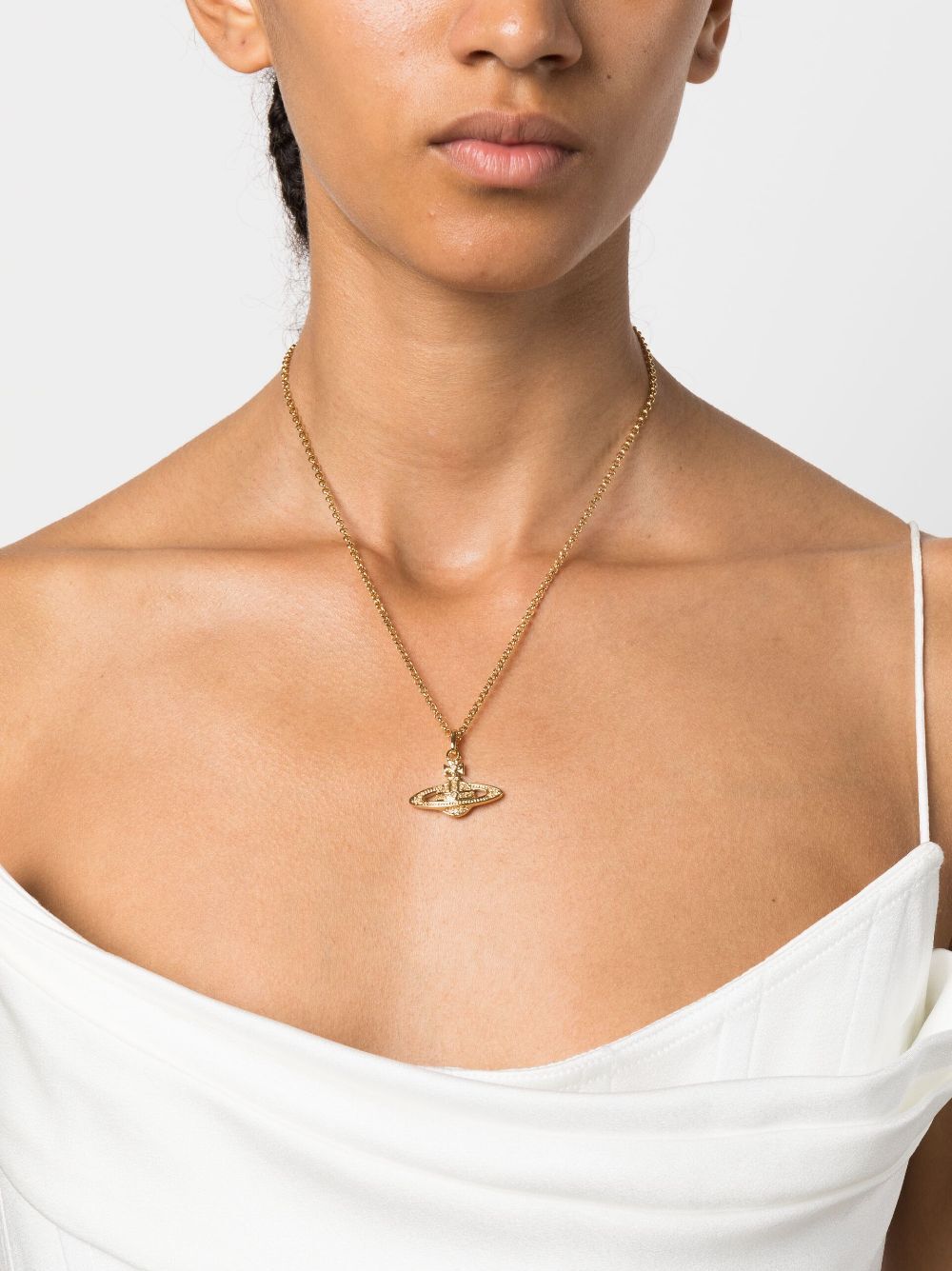 Vivienne Westwood Women Collana Pendente Orb Con Cristalli VIVIENNE WESTWOOD