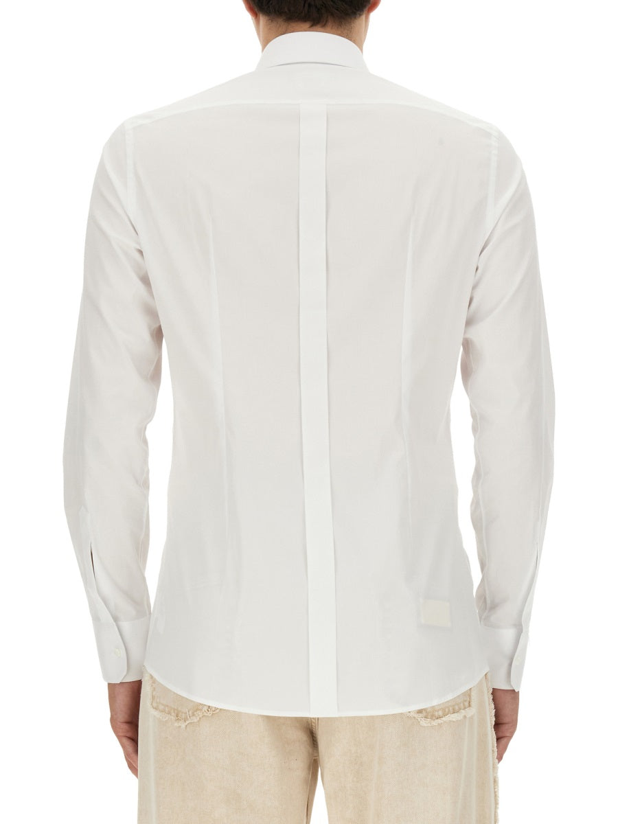 Dolce & Gabbana Men Gold Fit Cotton Shirt DOLCE & GABBANA