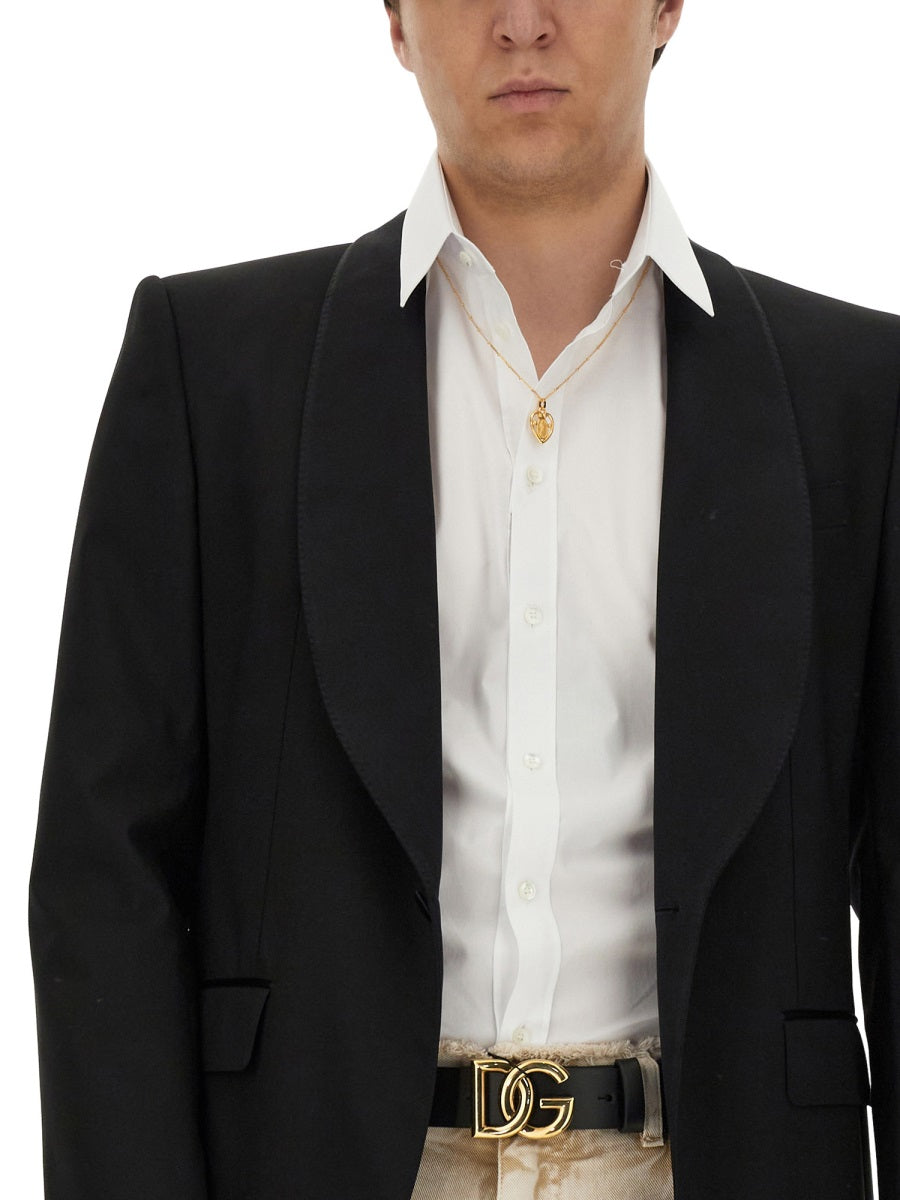 Dolce & Gabbana Men Gold Fit Cotton Shirt DOLCE & GABBANA