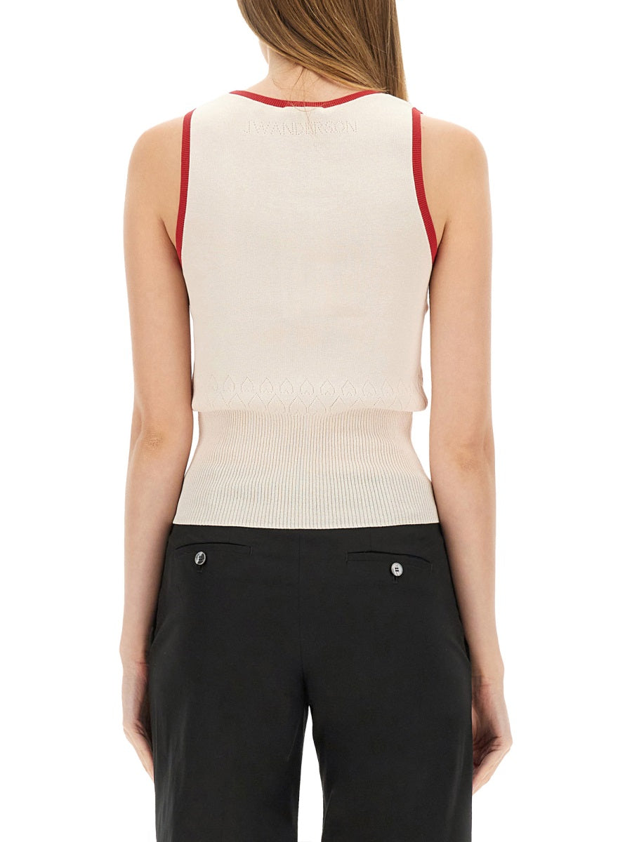 Jw Anderson Women Knitted Vest J.W. ANDERSON