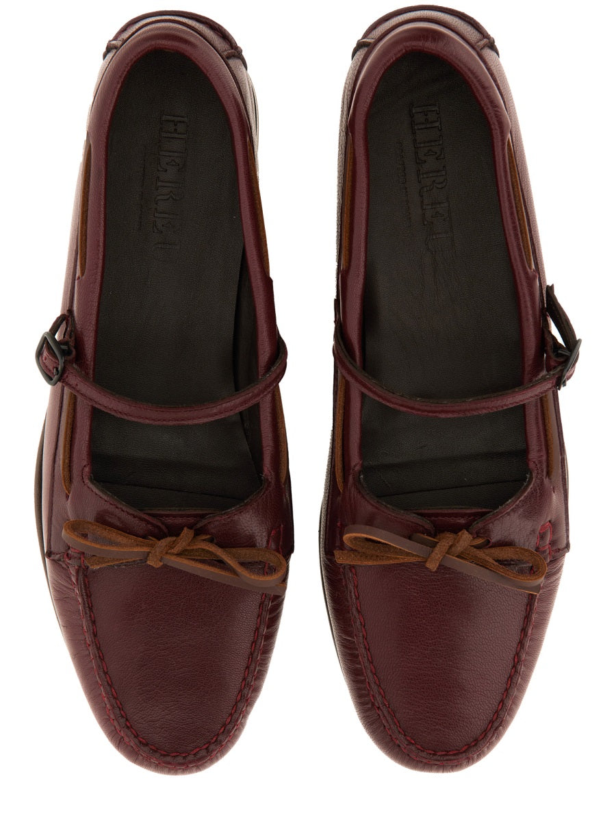 Hereu Women Moccasin "Mary Jane Lorea Supple Shiny" HEREU