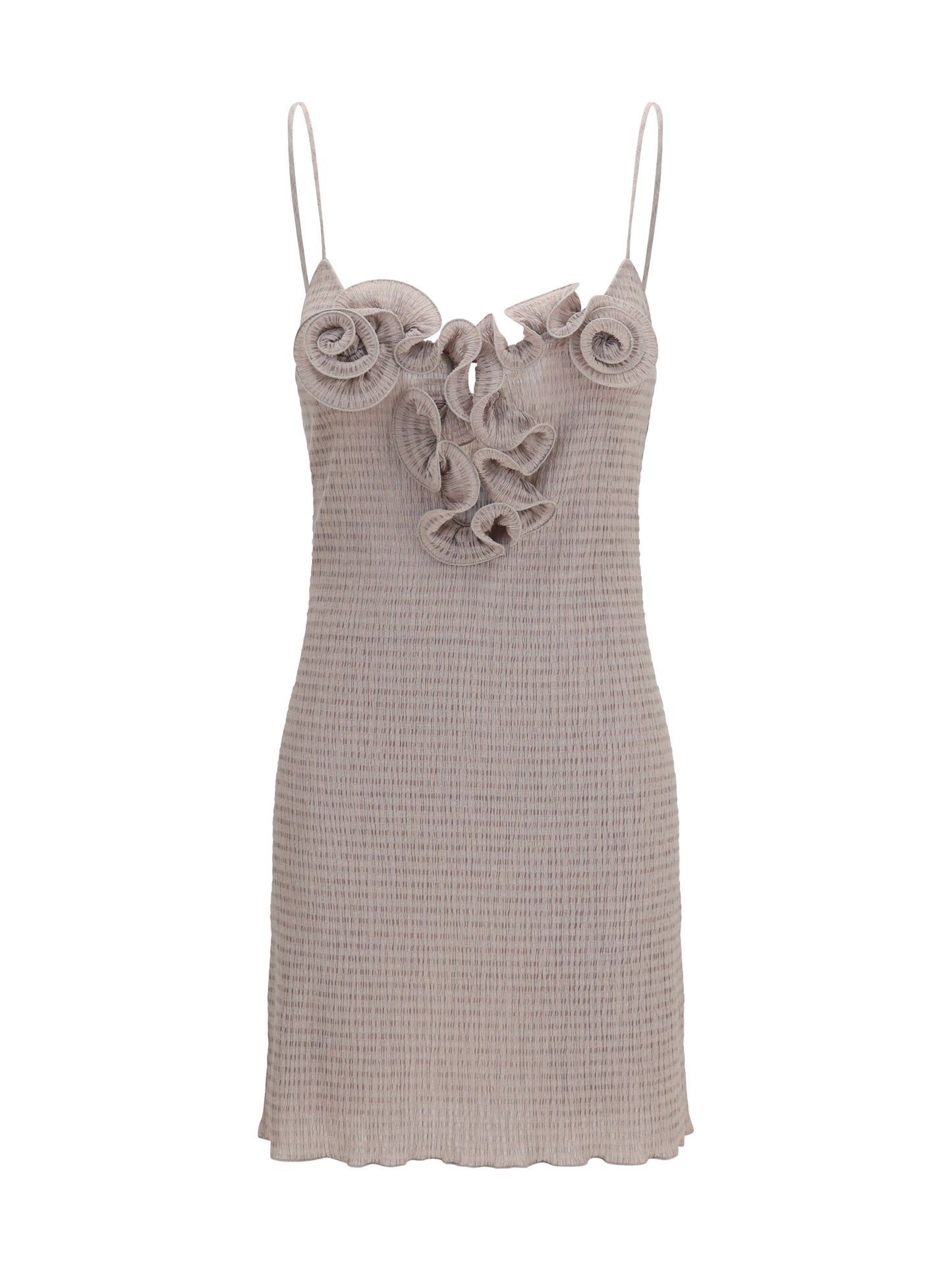 Magda Butrym Women Crêpe Mini Dress With Floral Appliqués