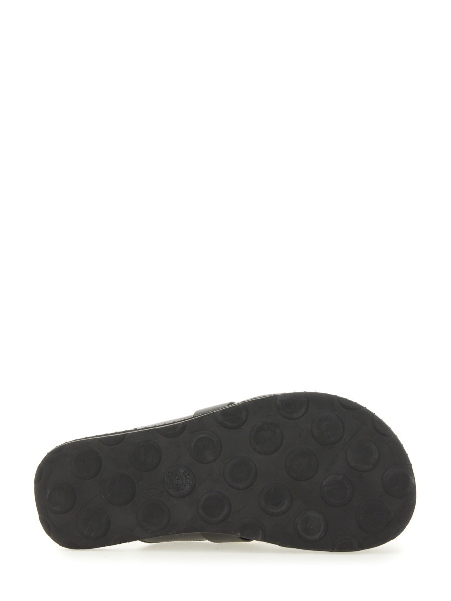 Moschino Women Sabot With Logo Lettering MOSCHINO
