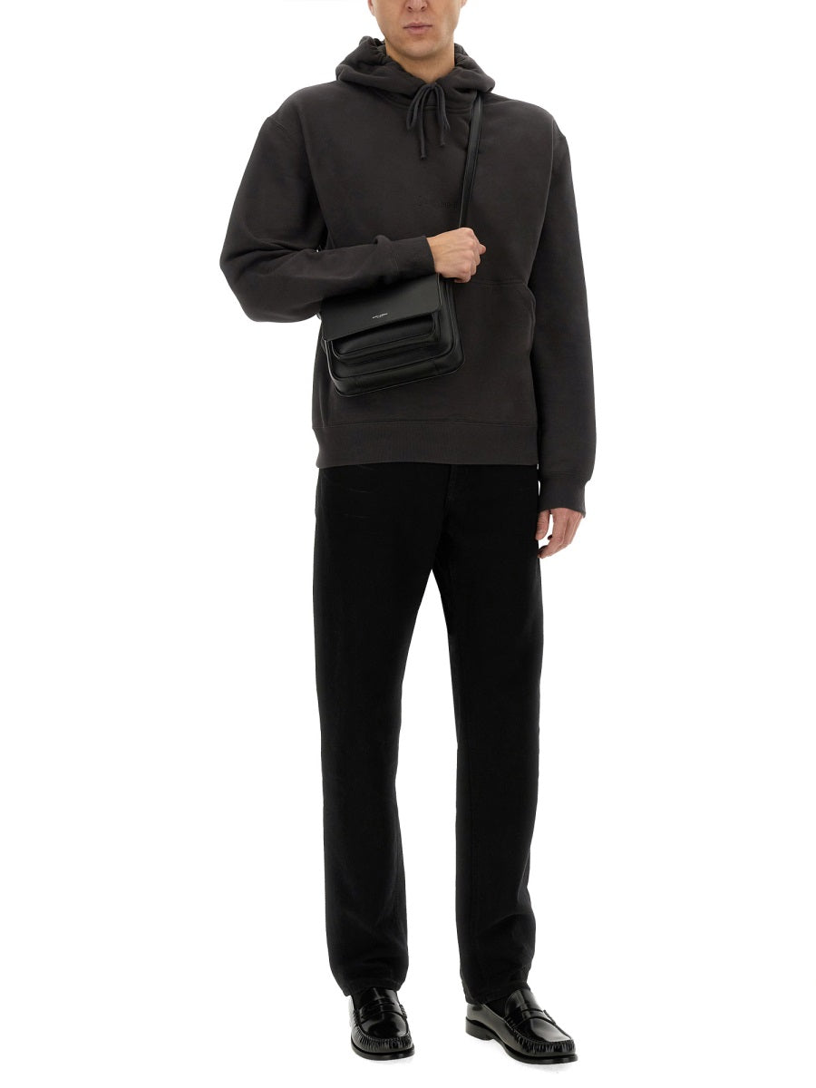 Saint Laurent Men Hooded Sweatshirt With Logo SAINT LAURENT