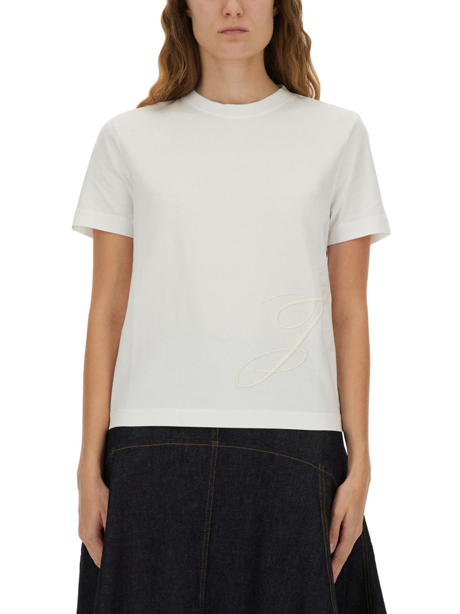 Jacquemus Women T-Shirt With Embroidered "J" JACQUEMUS