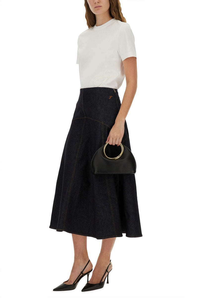 Jacquemus Women T-Shirt With Embroidered "J" JACQUEMUS