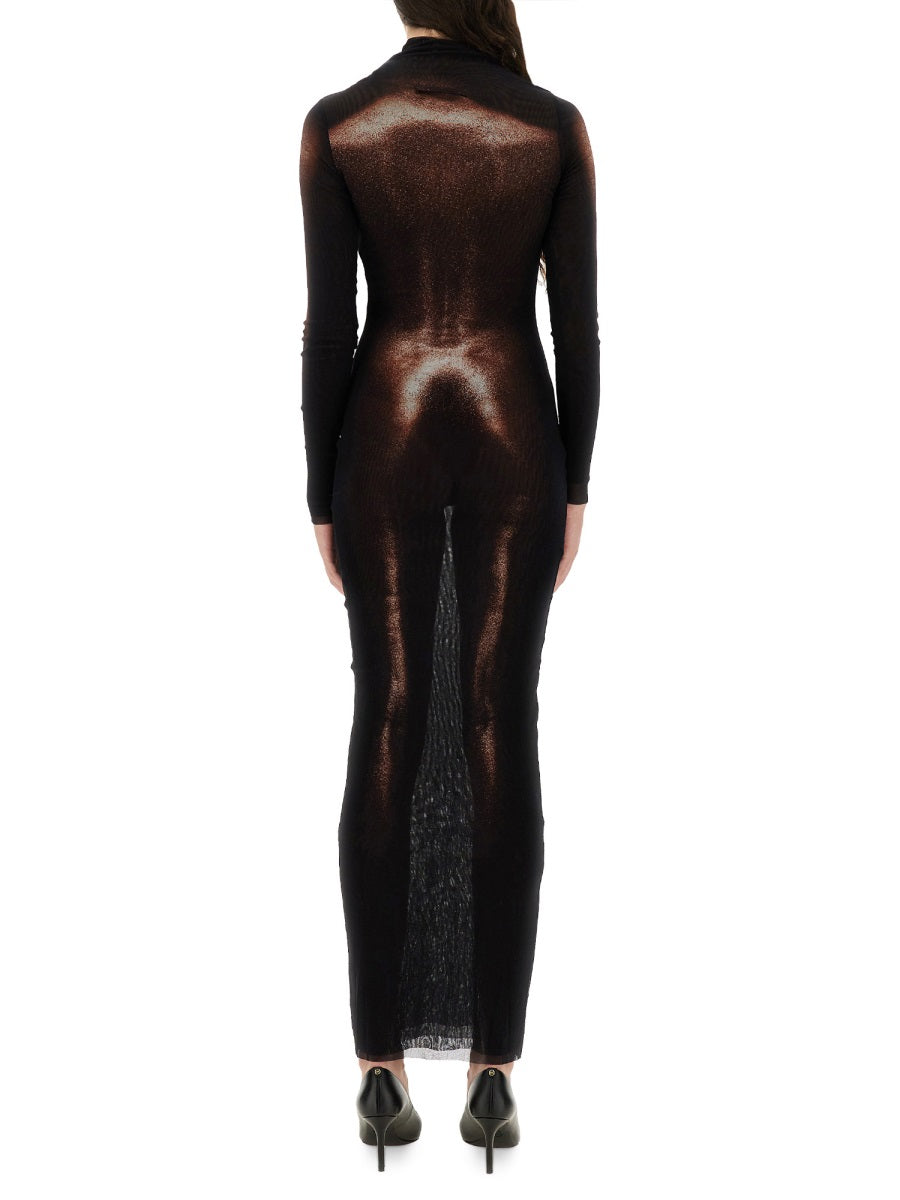 Jean Paul Gaultier Women "Body Dust" Print Dress JEAN PAUL GAULTIER