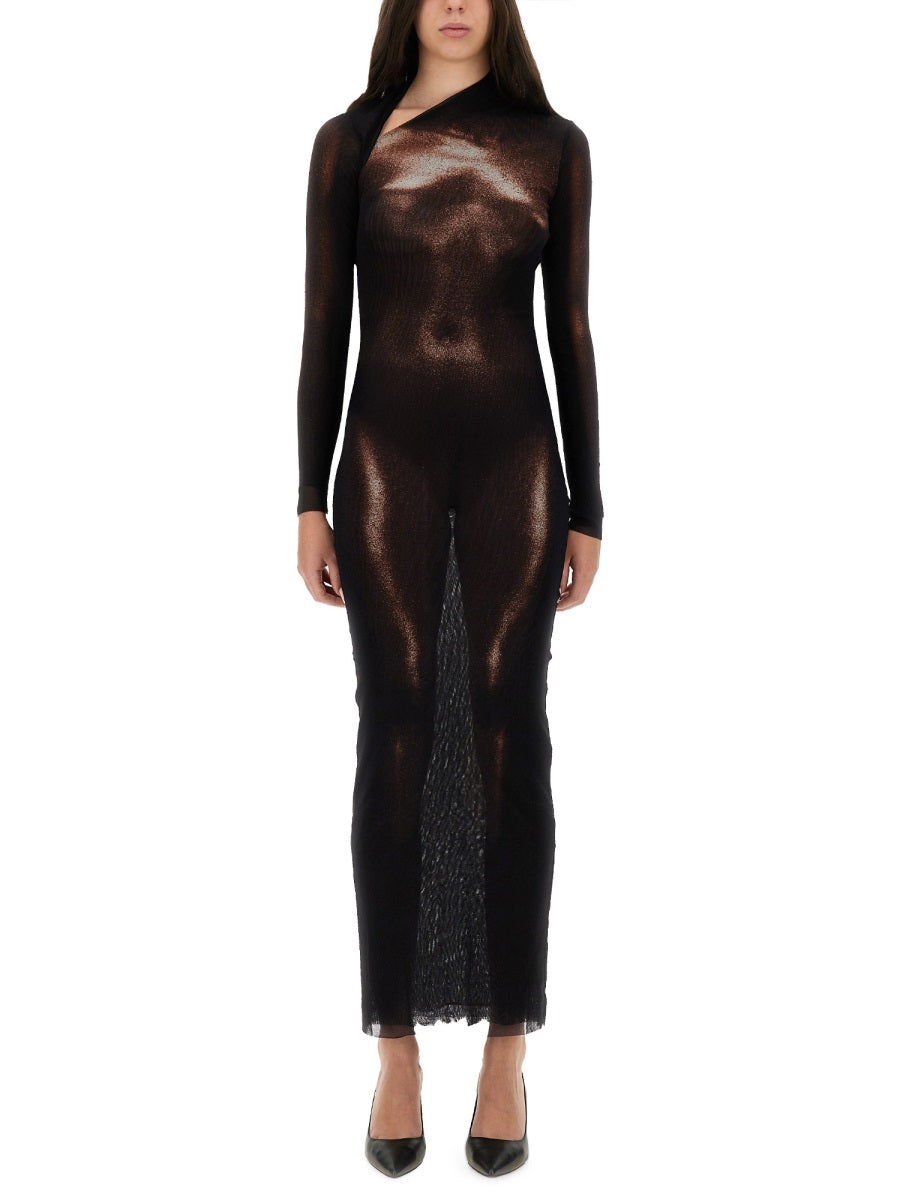 Jean Paul Gaultier Women "Body Dust" Print Dress JEAN PAUL GAULTIER