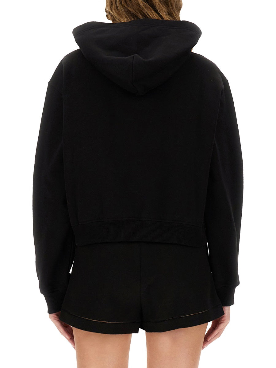 Dolce & Gabbana Women Sweatshirt With Dg Embroidery DOLCE & GABBANA