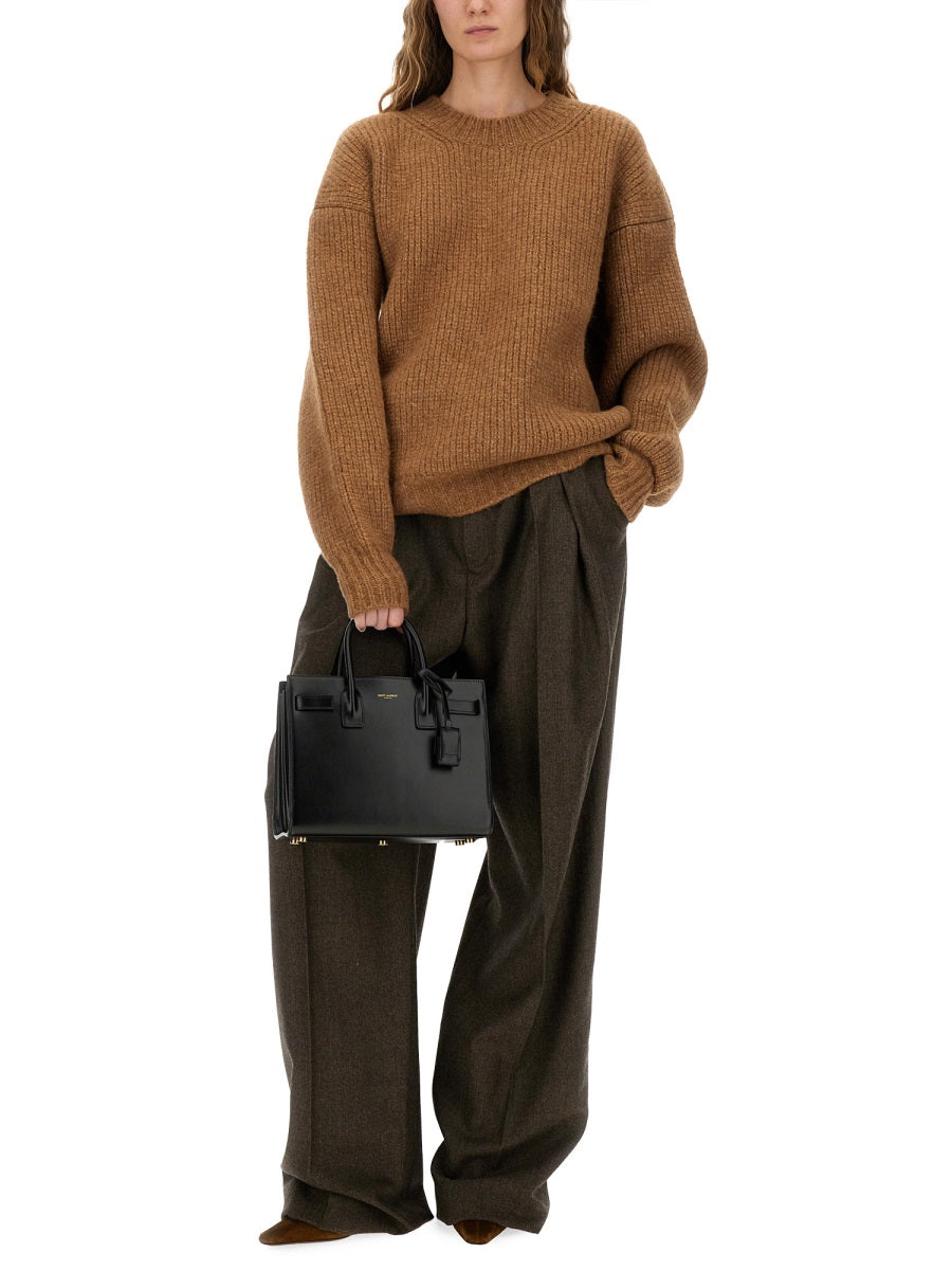 Saint Laurent Women Thick Knit Pullover SAINT LAURENT