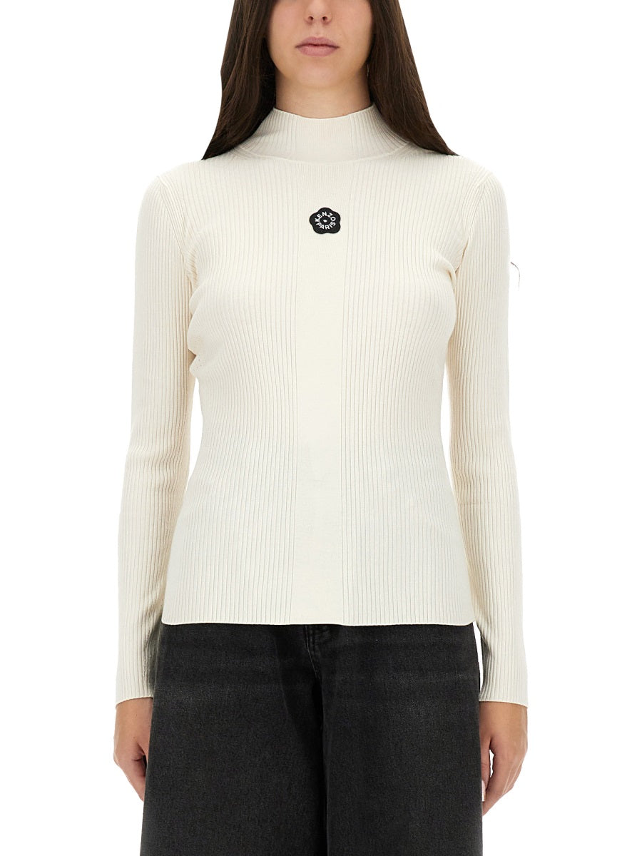 Kenzo Women Jersey With Embroidery "Boke Flower 2.0" KENZO