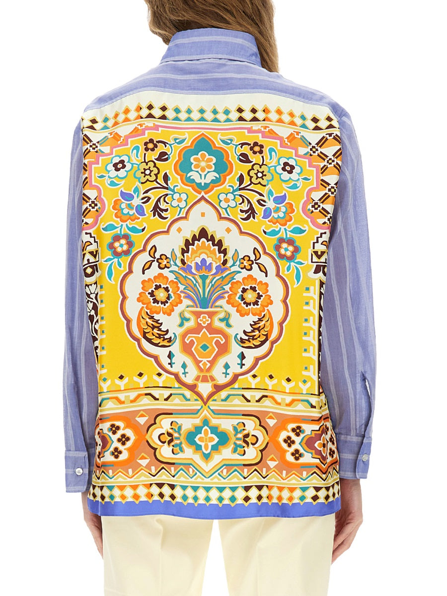 Etro Women Striped Cotton Shirt ETRO