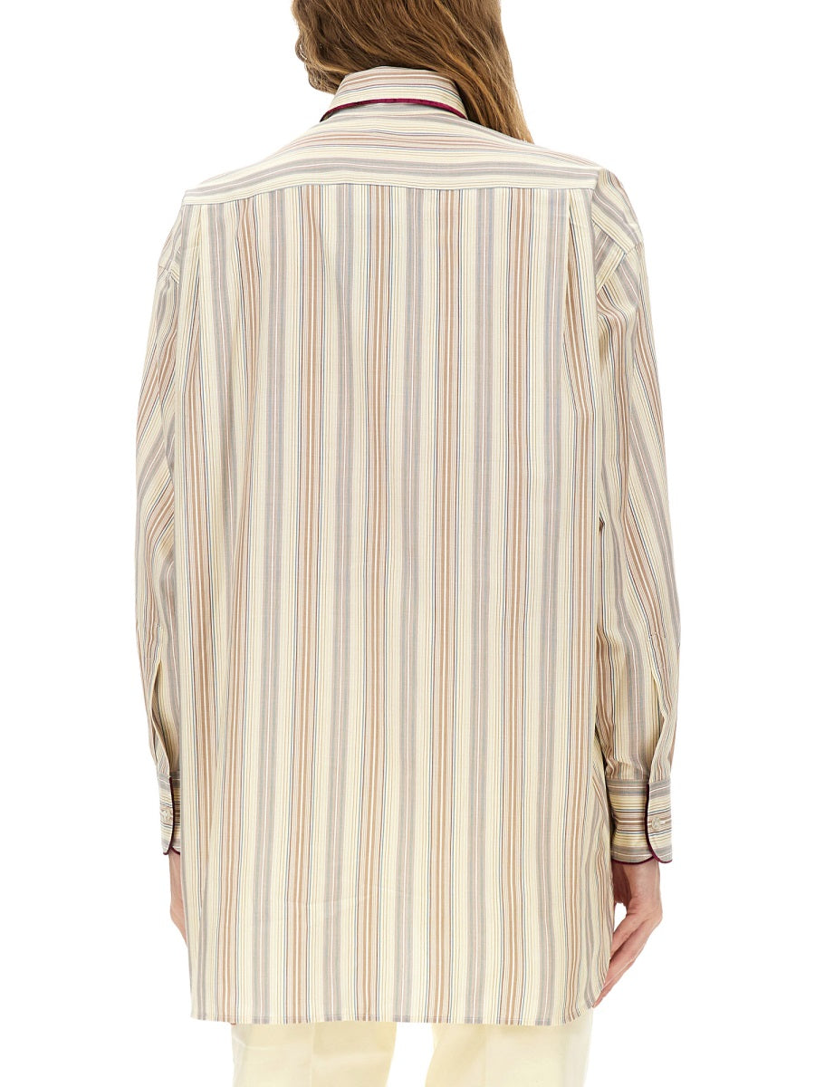 Etro Women Striped Cotton Shirt ETRO