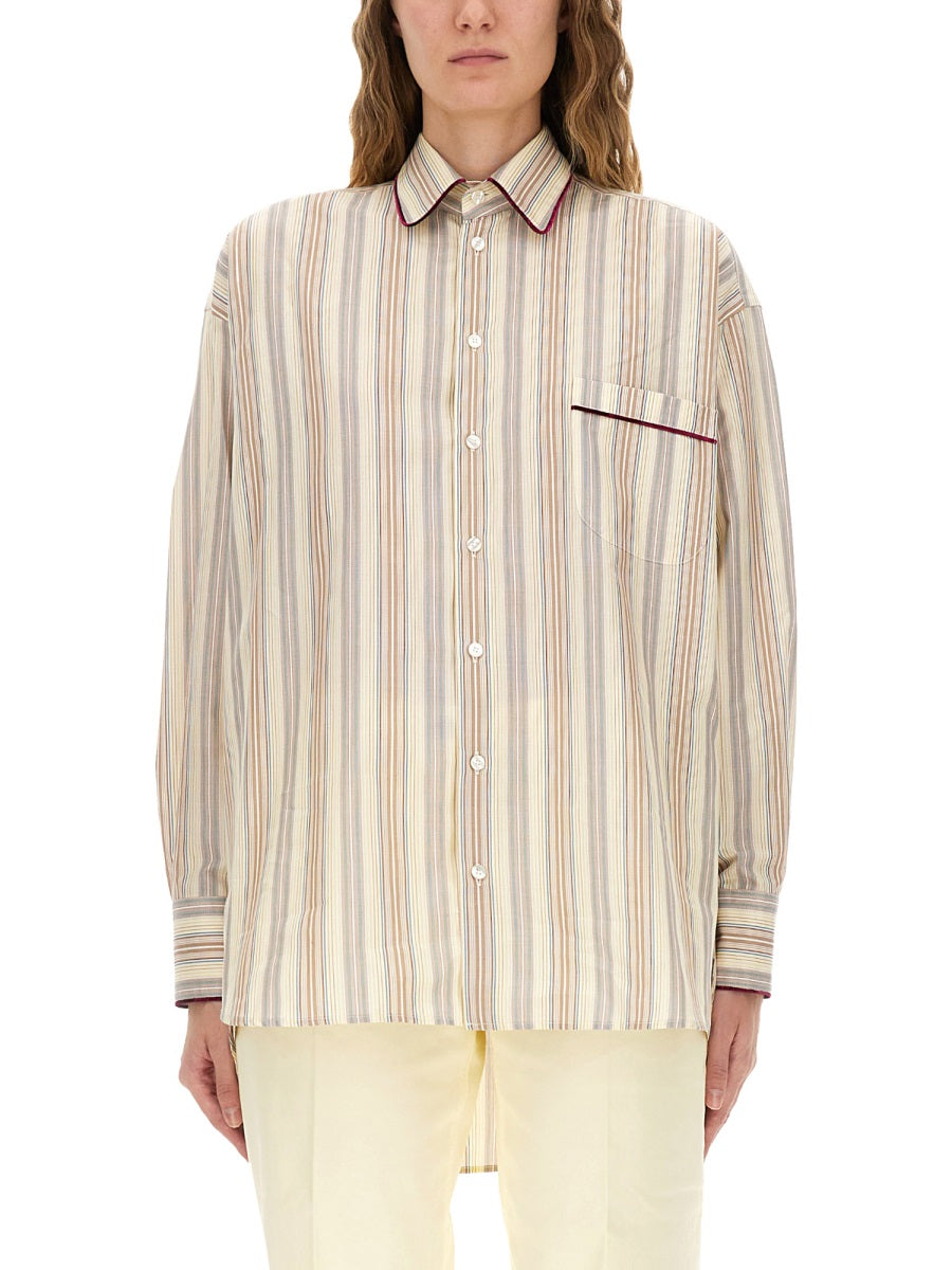 Etro Women Striped Cotton Shirt ETRO