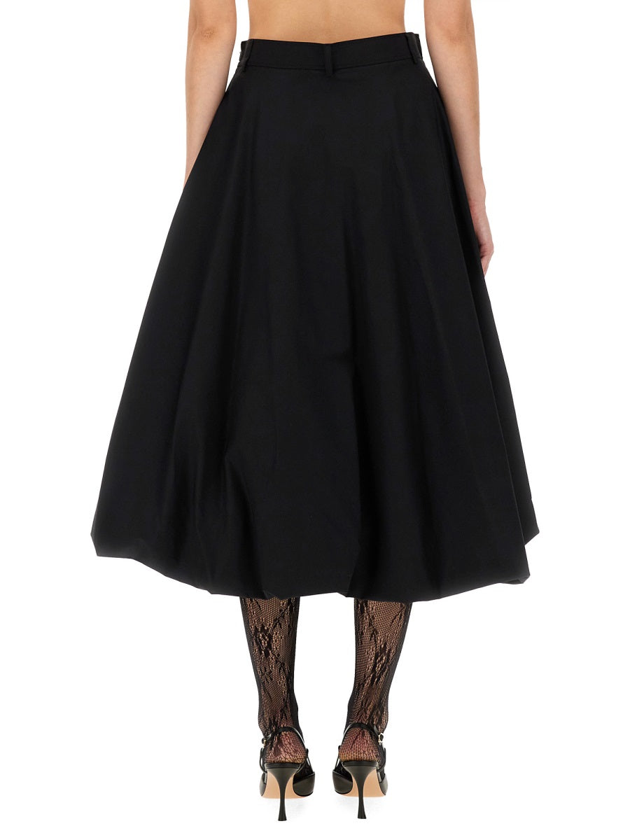 Moschino Women Cotton Poplin Skirt MOSCHINO