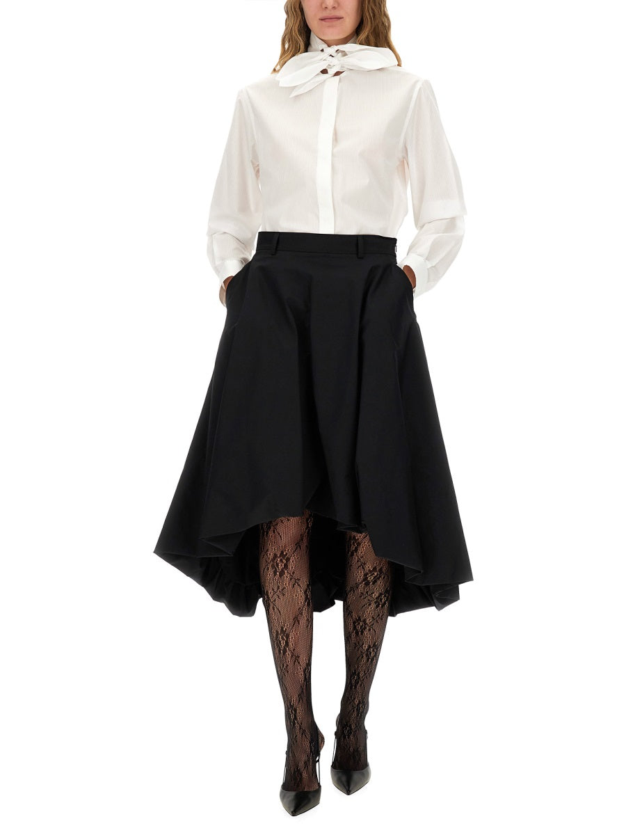 Moschino Women Cotton Poplin Skirt MOSCHINO