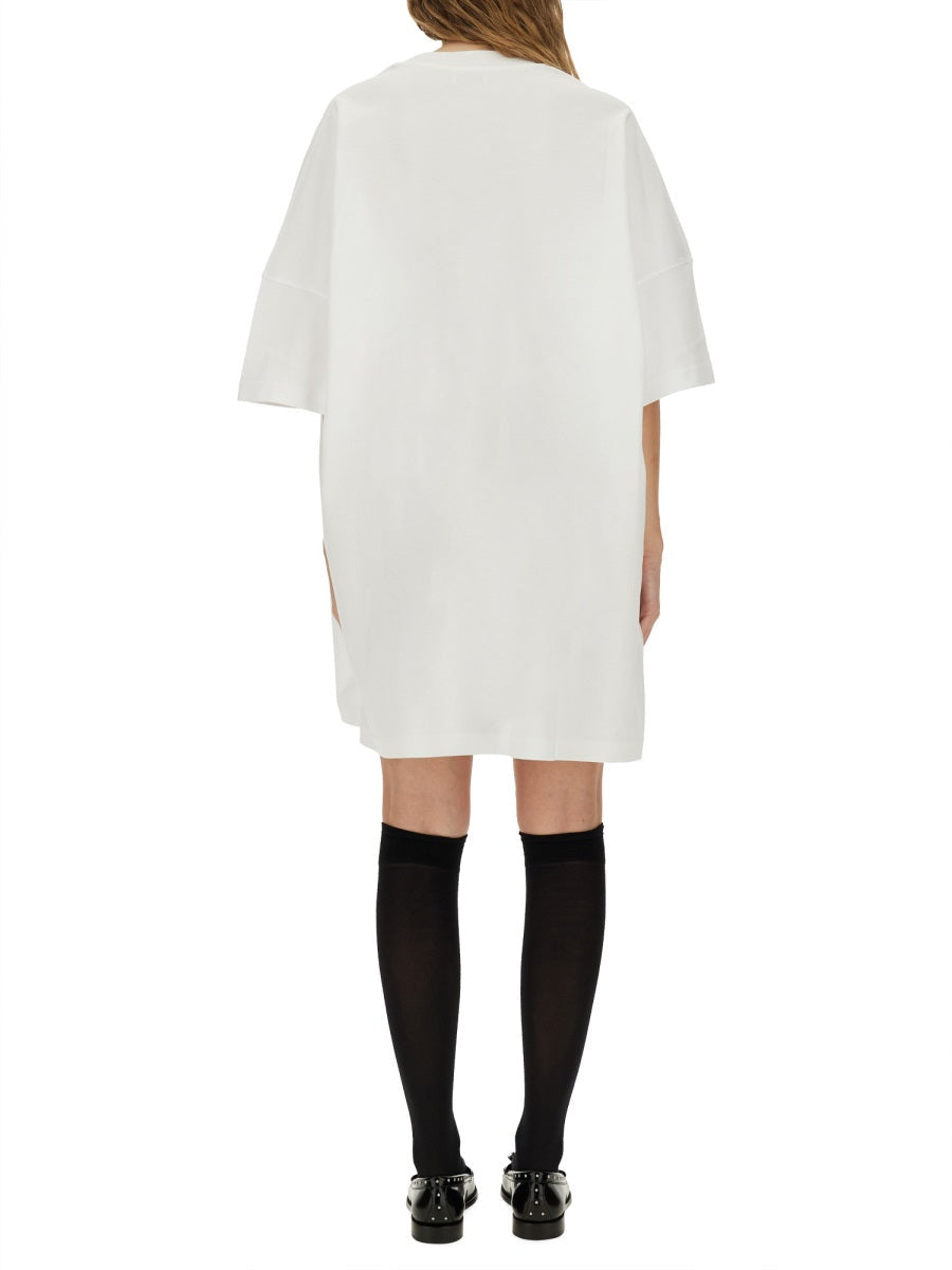 Moschino Women Cotton Interlock Dress MOSCHINO