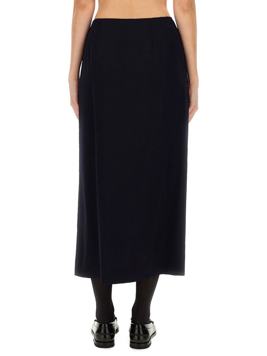 Moschino Women Midi Skirt With Toggle MOSCHINO