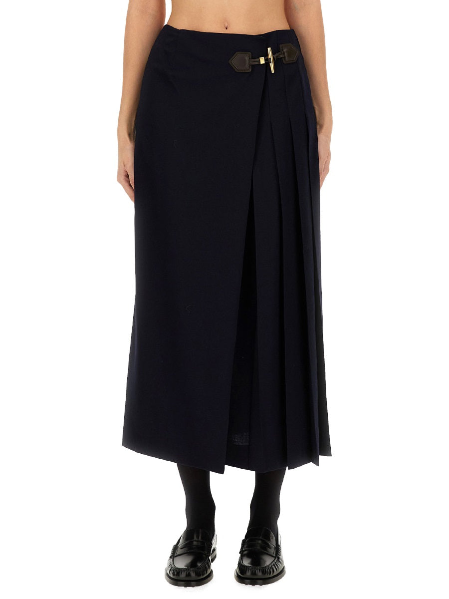 Moschino Women Midi Skirt With Toggle MOSCHINO