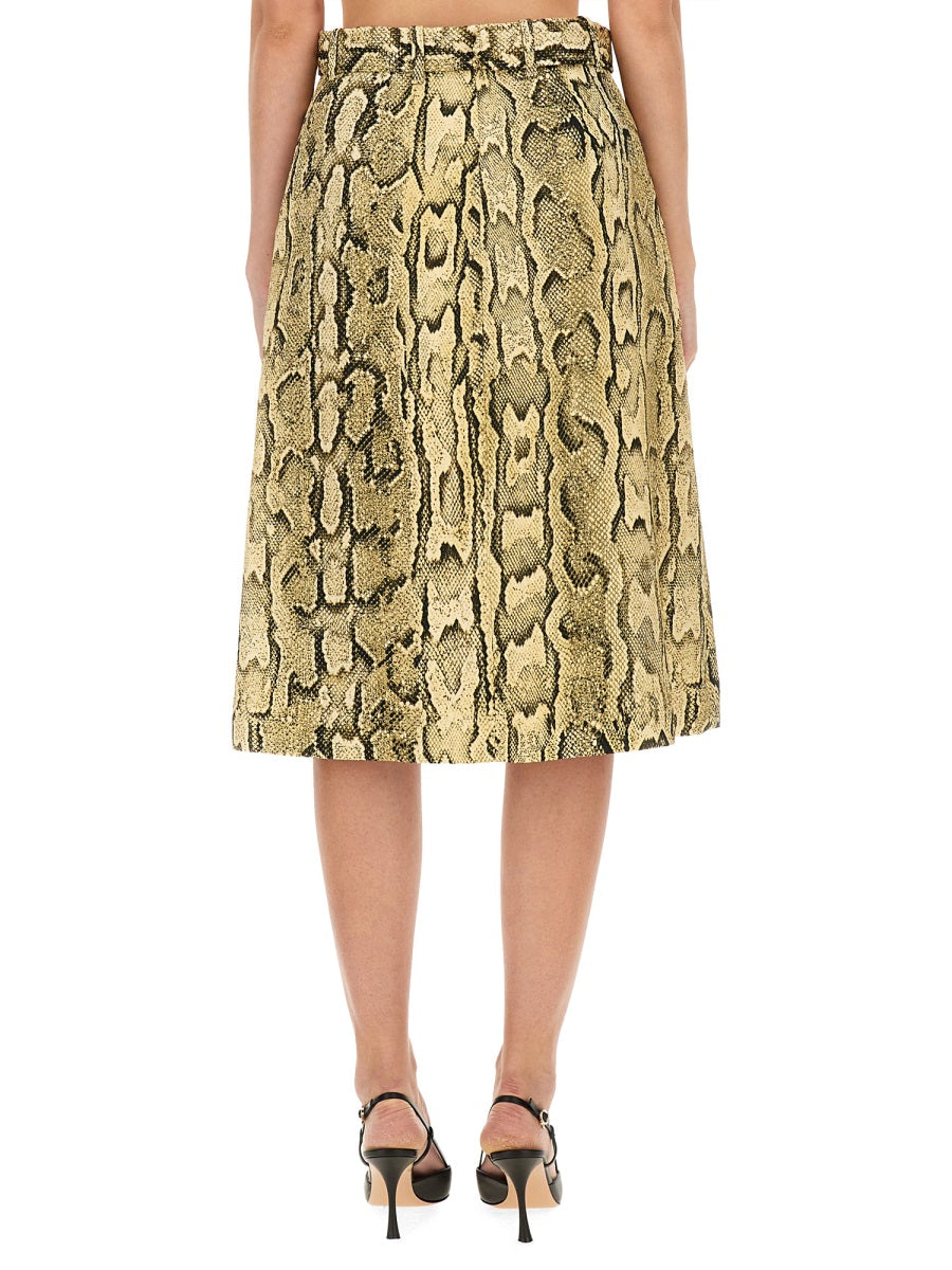 Dries Van Noten Women Skirt With Animal Pattern DRIES VAN NOTEN