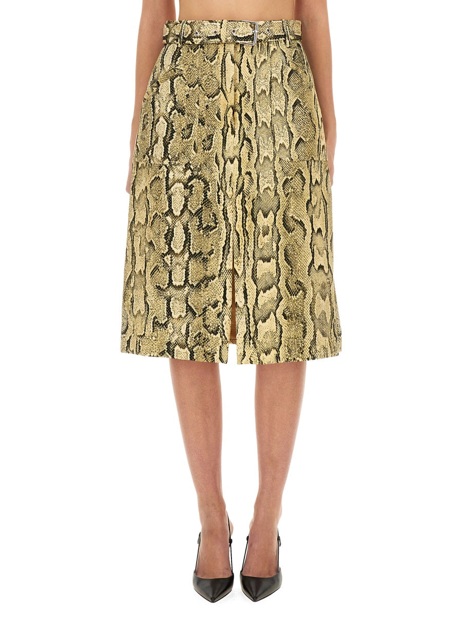 Dries Van Noten Women Skirt With Animal Pattern DRIES VAN NOTEN