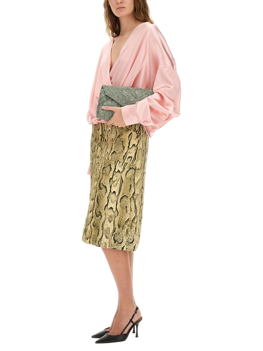 Dries Van Noten Women Skirt With Animal Pattern DRIES VAN NOTEN