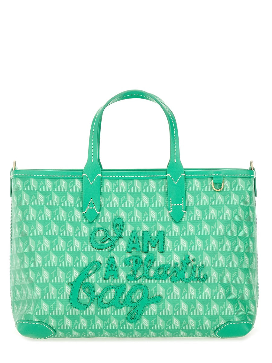 Anya Hindmarch Women Xs Tote Bag With "I Am A Plastic Bag" Pattern ANYA HINDMARCH