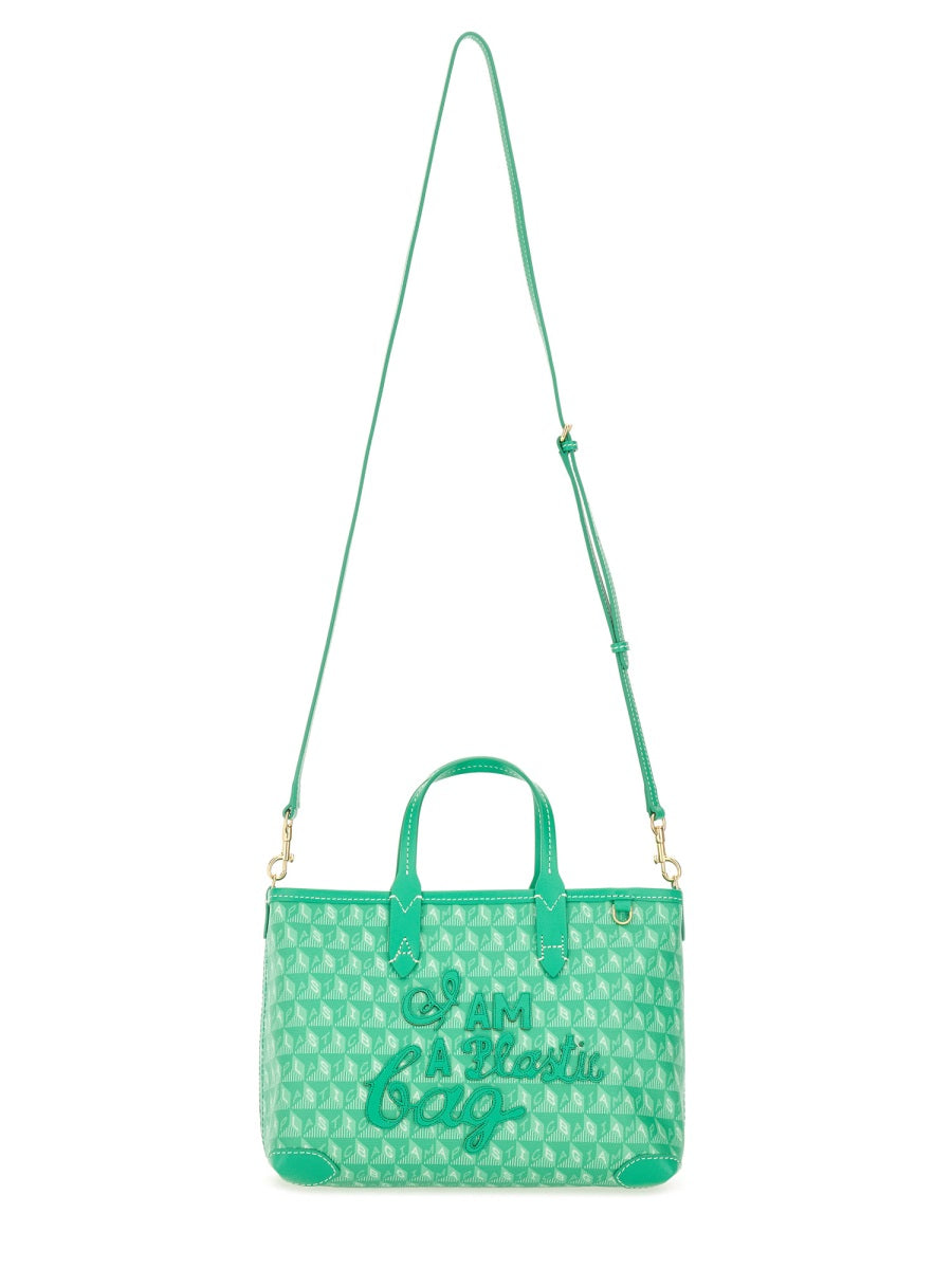 Anya Hindmarch Women Xs Tote Bag With "I Am A Plastic Bag" Pattern ANYA HINDMARCH