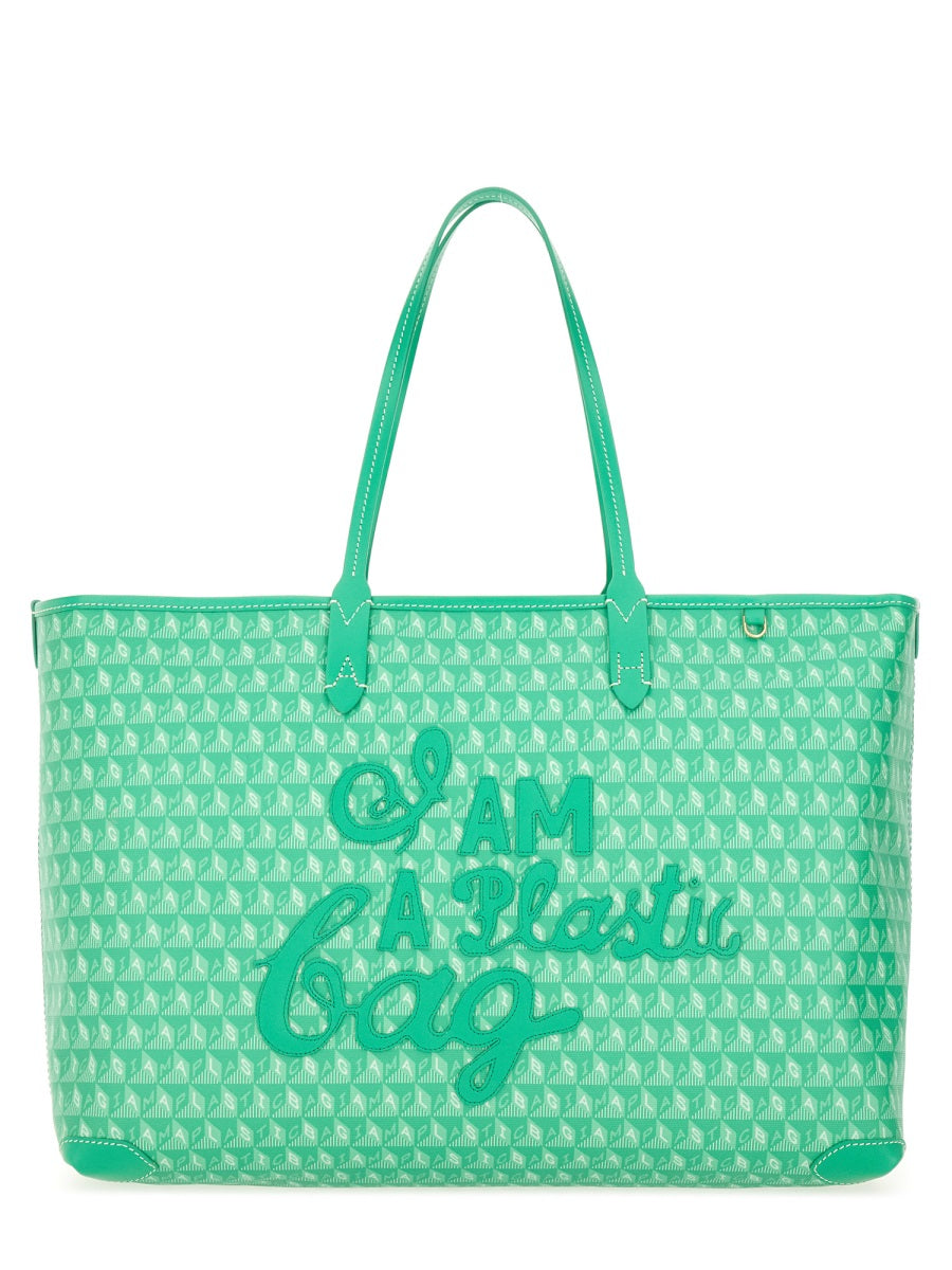 Anya Hindmarch Women Tote Bag With "I Am A Plastic Bag" Pattern ANYA HINDMARCH