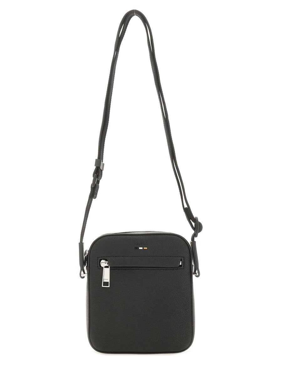 Boss Men "Reporter" Bag With Embossed Logo BOSS