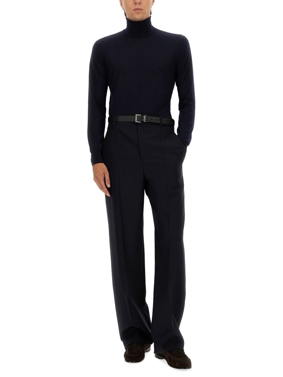 Saint Laurent Men High Waist Pants SAINT LAURENT