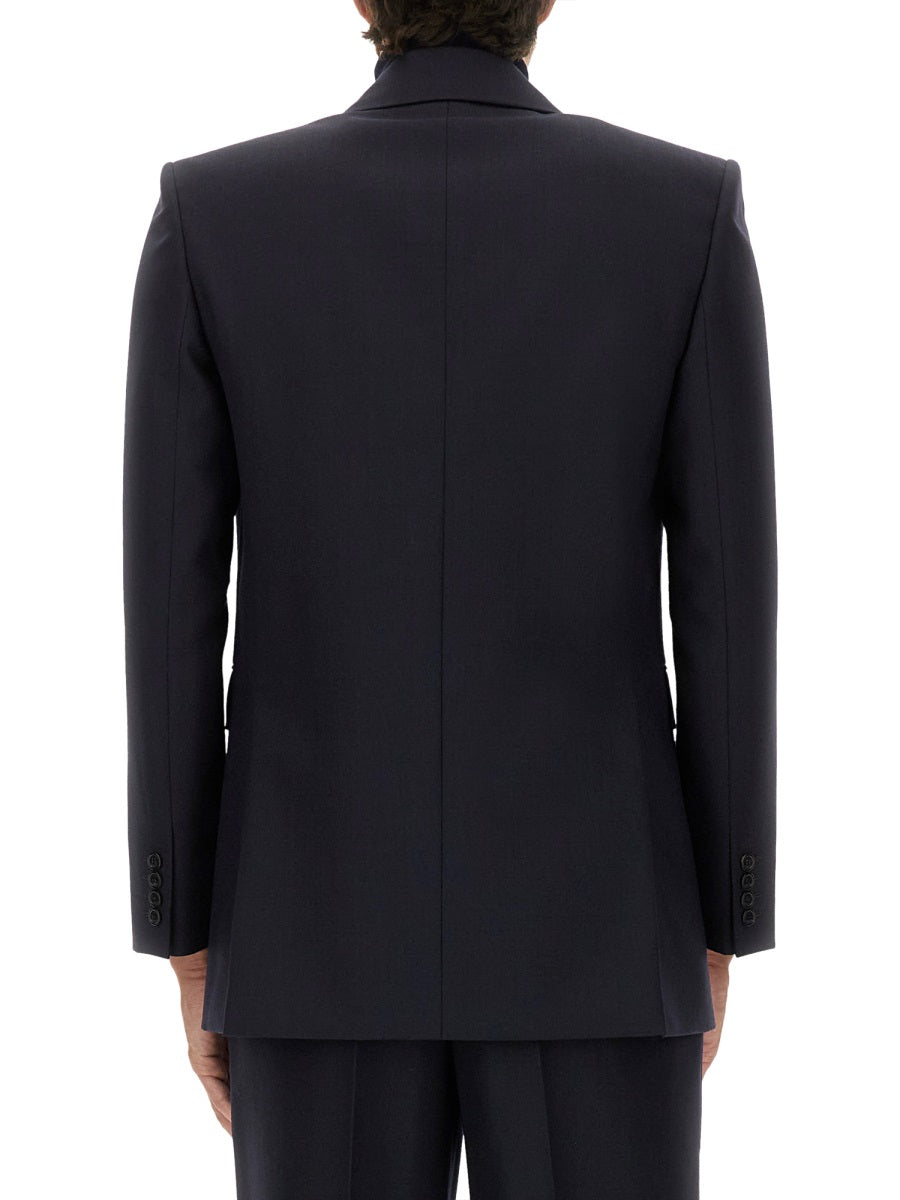 Saint Laurent Men Double-Breasted Wool Jacket SAINT LAURENT
