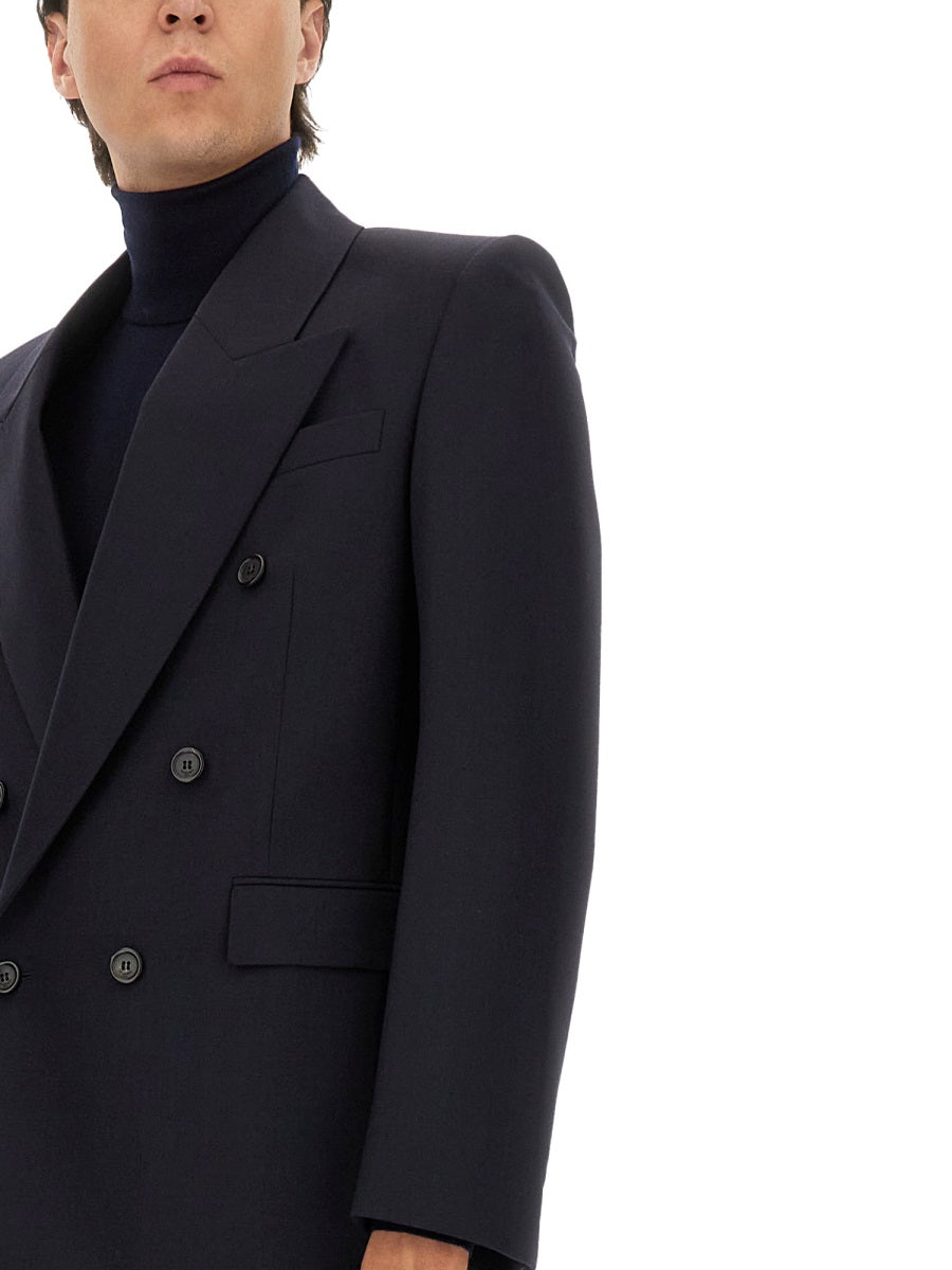 Saint Laurent Men Double-Breasted Wool Jacket SAINT LAURENT