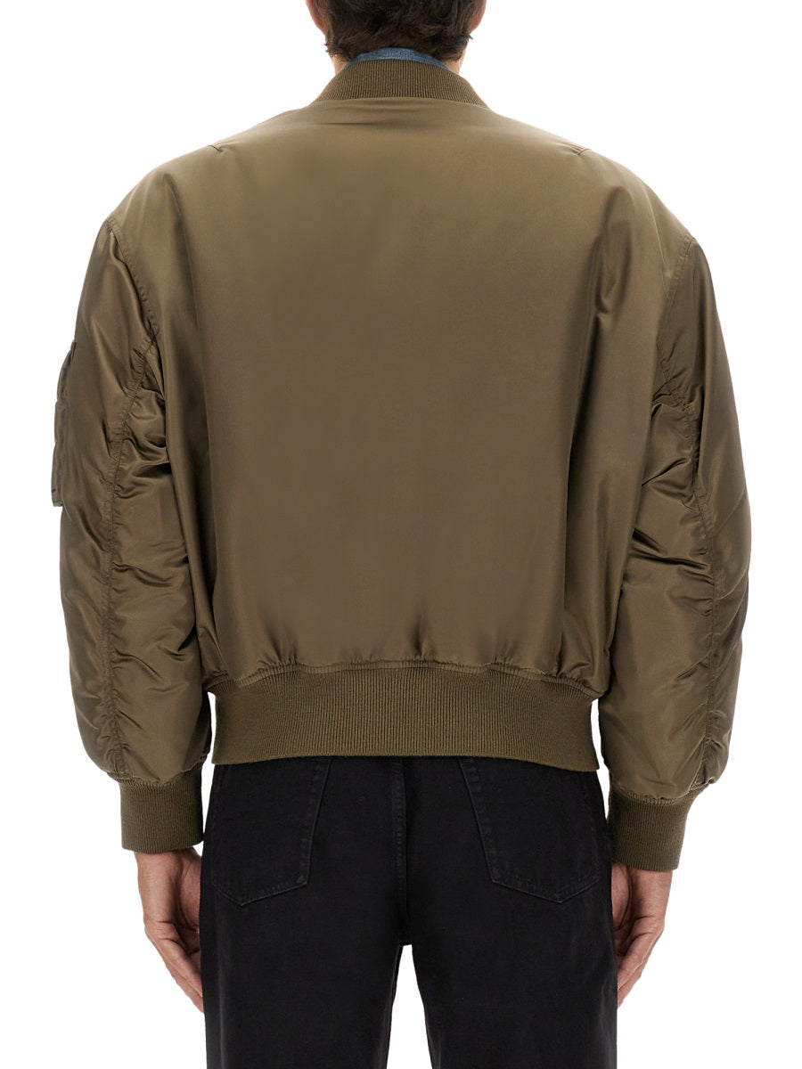 Saint Laurent Men Water-Repellent Bomber Jacket SAINT LAURENT