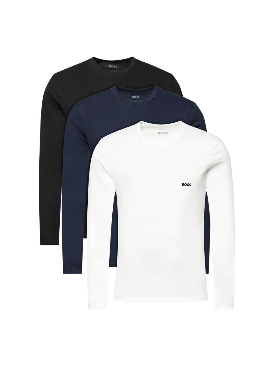 Boss Men 3-Pack Magliette Intime Con Logo BOSS