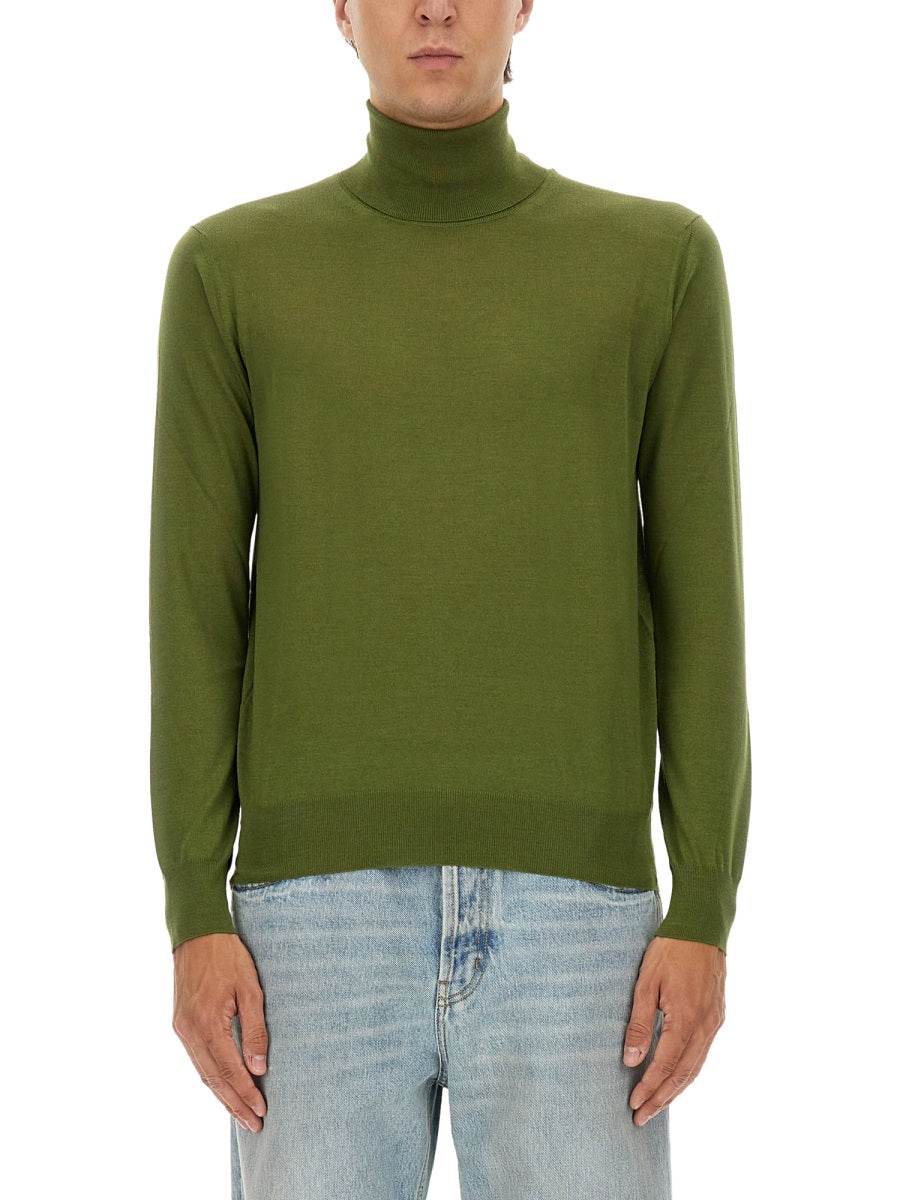 Saint Laurent Men Cashmere, Wool And Silk Turtleneck SAINT LAURENT