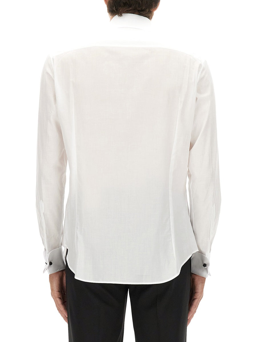 Giorgio Armani Men Camicia Smoking In Cotone GIORGIO ARMANI