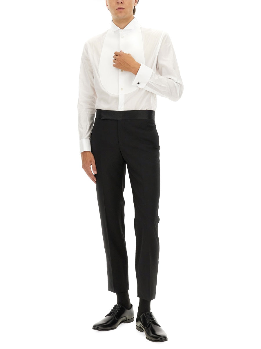 Giorgio Armani Men Camicia Smoking In Cotone GIORGIO ARMANI