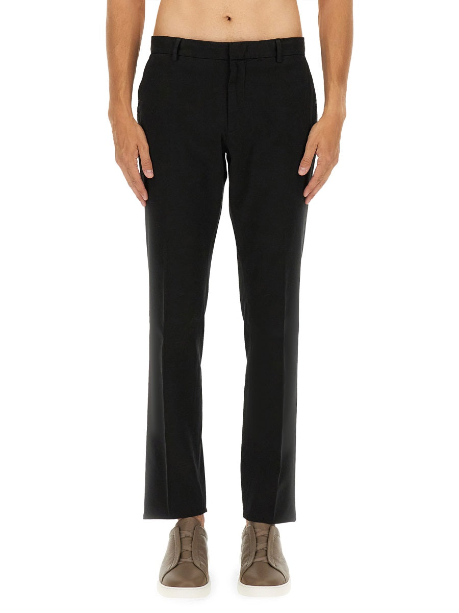 Zegna Men Premium Cotton Pants ZEGNA